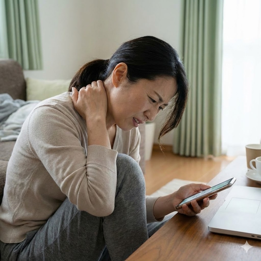 スマホによる肩こり