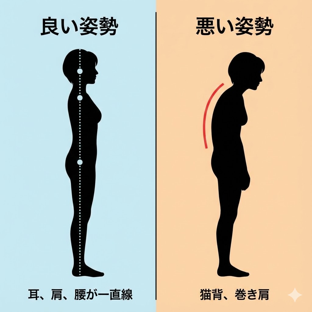 痛みの原因は姿勢から？